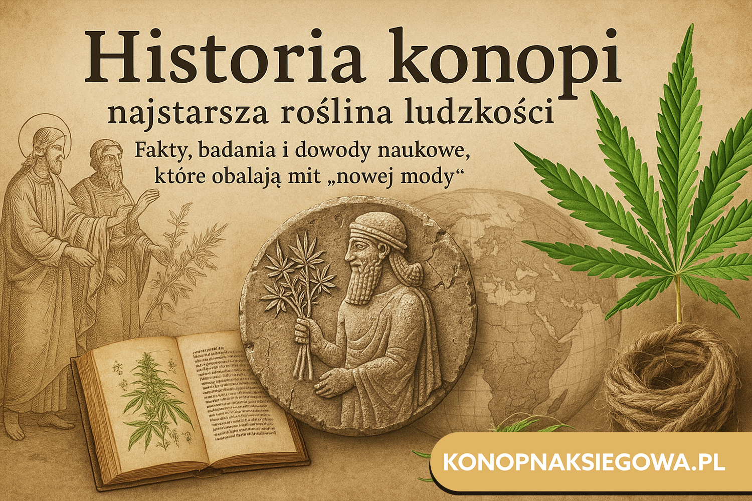 Historia konopi: najstarsza roślina ludzkości. Fakty, badania i dowody naukowe, które obalają mit „nowej mody”