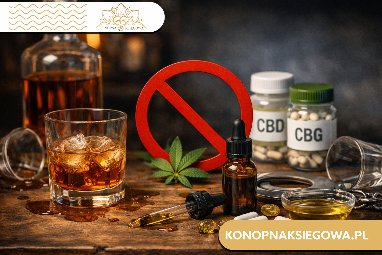 Dlaczego nie warto łączyć alkoholu z suplementacją CBD i CBG