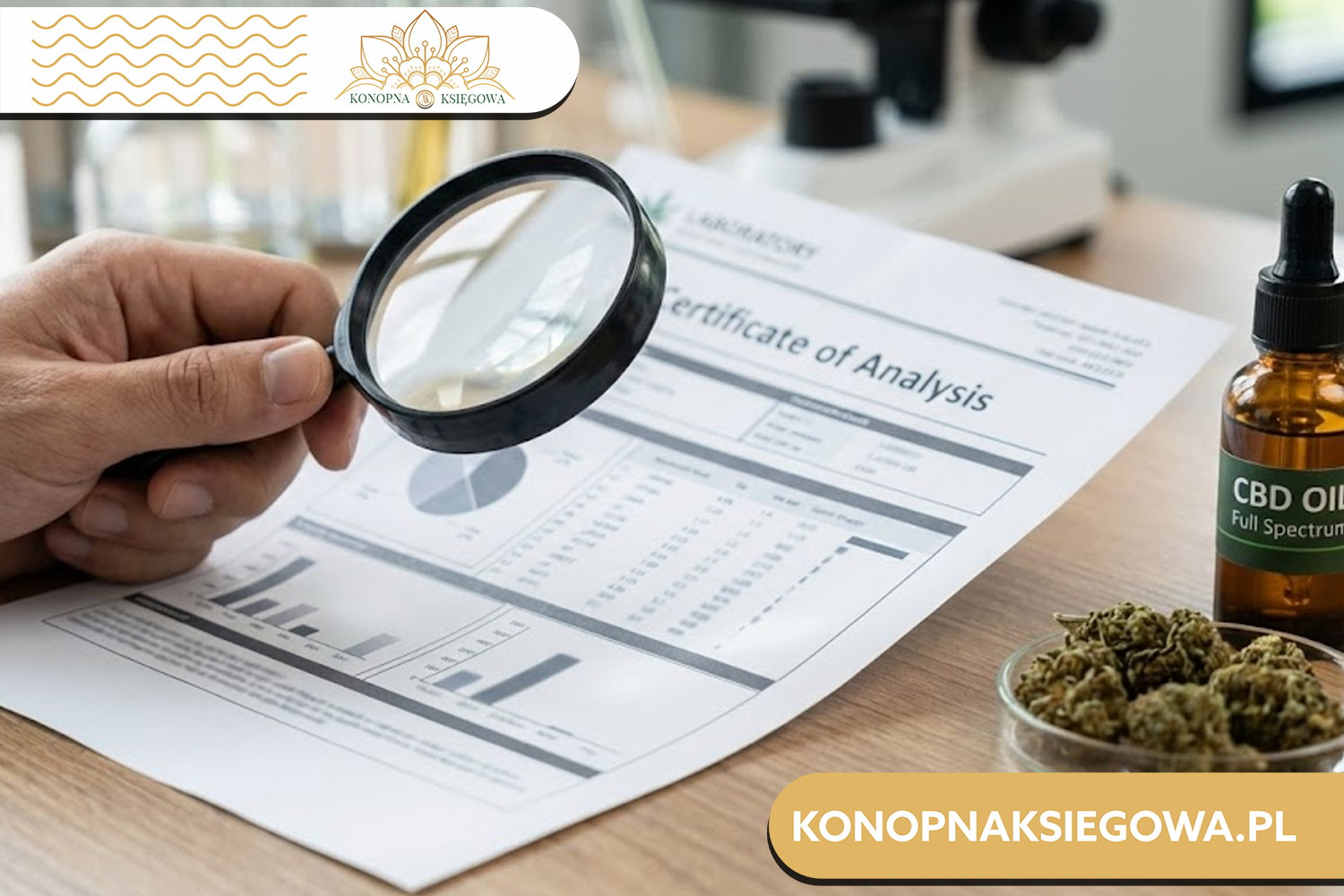Analiza badań laboratoryjnych CBD – poradnik ekspertki konopnej