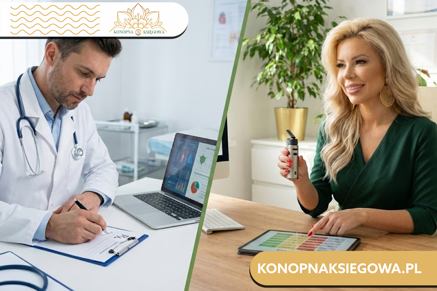 Terapeutka konopna a lekarz