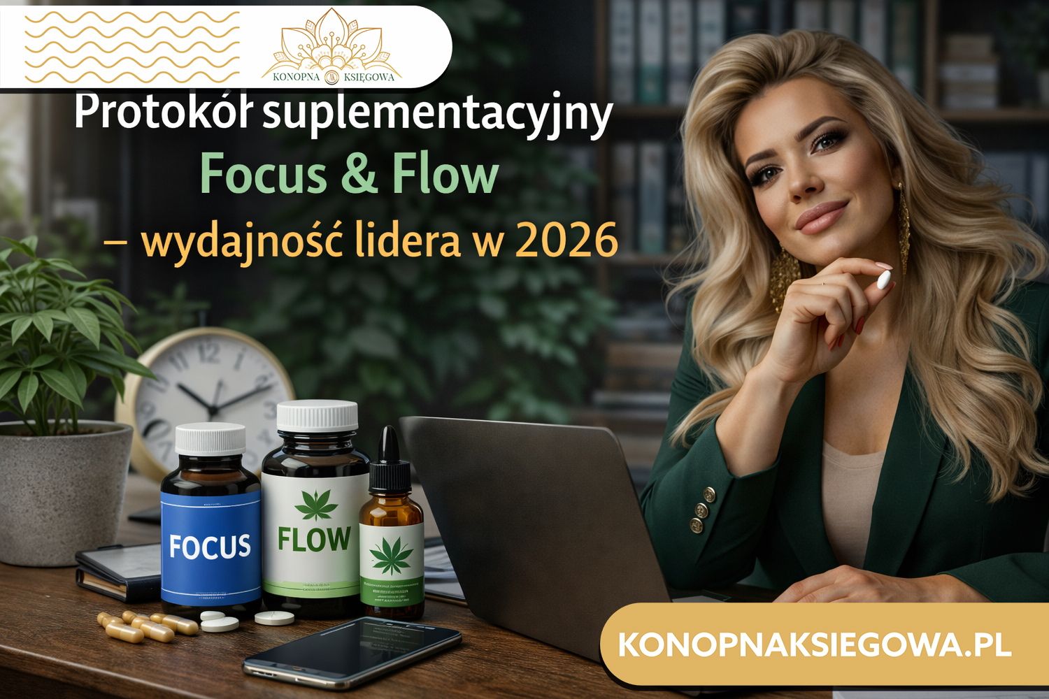 CBD na koncentrację i stres lidera: Ekspertka konopna o Focus & Flow