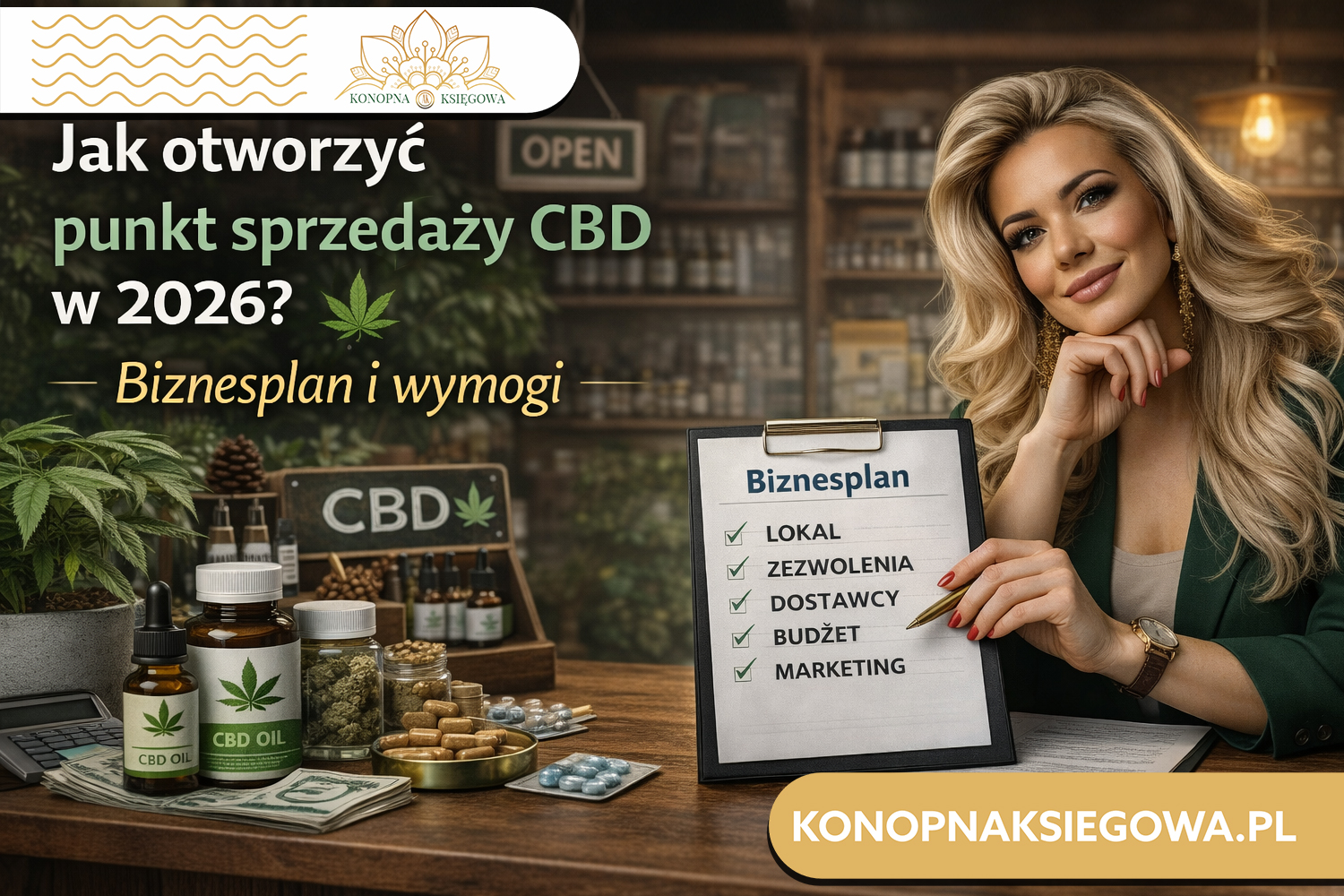 Własny sklep konopny 2026 – Jak zacząć? Radzi ekspertka konopna